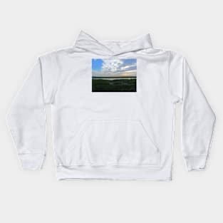 Beautiful Skies In Sunset Beach Kids Hoodie